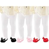 Mini angel Baby Tights Non Slip Baby Girl Tights Plain/Shoe-Look Leggings Seamless Pantyhose Warm Cotton Leggings Non-Skid