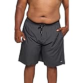 HOdo Mens Big and Tall Swim Trunks 11 inch with Mesh Liner Bathing Suits Swim Shorts for Men Plus Size 2X-7X