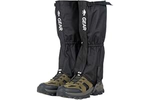 TATACLEA Snow Boot Gaiters,Leg Hiking Gaiters,Shoe Covers,Lightweight and Adjustable,Waterproof, Hiking, Walking, Hunting, Backpacking,Skiing, Mountaineering,etc.,for Men and Women