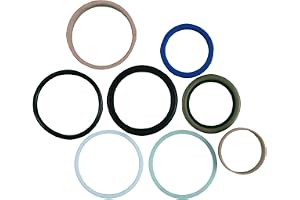 Demfec Seal Kit Compatible with New Holland Loader 250TLA 260TLA 250TL 260TL 17LA 16LA for CASE IH Loader L350A L360A L350 LX350 LX116 L160 Replace 87311856 2" bore with 1-1/4" Rod