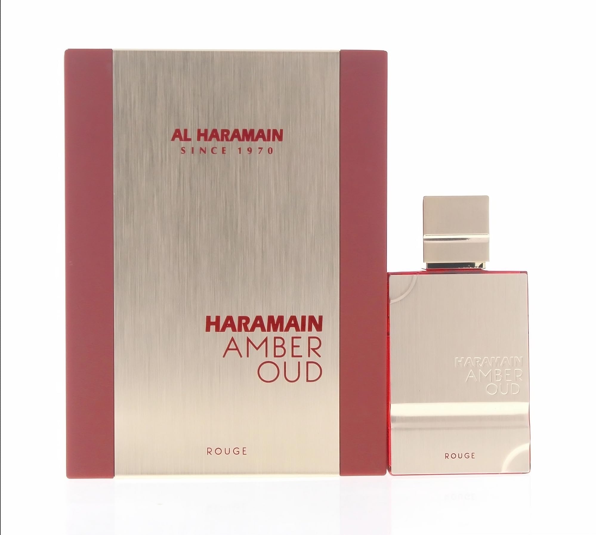 Al Haramain Amber Oud Rouge for Unisex Eau De Parfum Spray, 2 Ounce