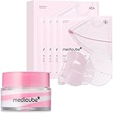 medicube PDRN Overnight Facial and Lip Nourish Duo: PDRN Lip Sleeping Mask Glow Balm and Salmon DNA PDRN Pink Collagen Jelly Gel Mask | Overnight Care for Glow and Nourishment
