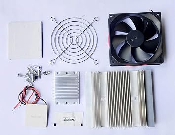 12V 12A Peltier Cooling Kit - DIY Thermoelectric Fridge Or Mini AC Unit For Small Projects & Pets