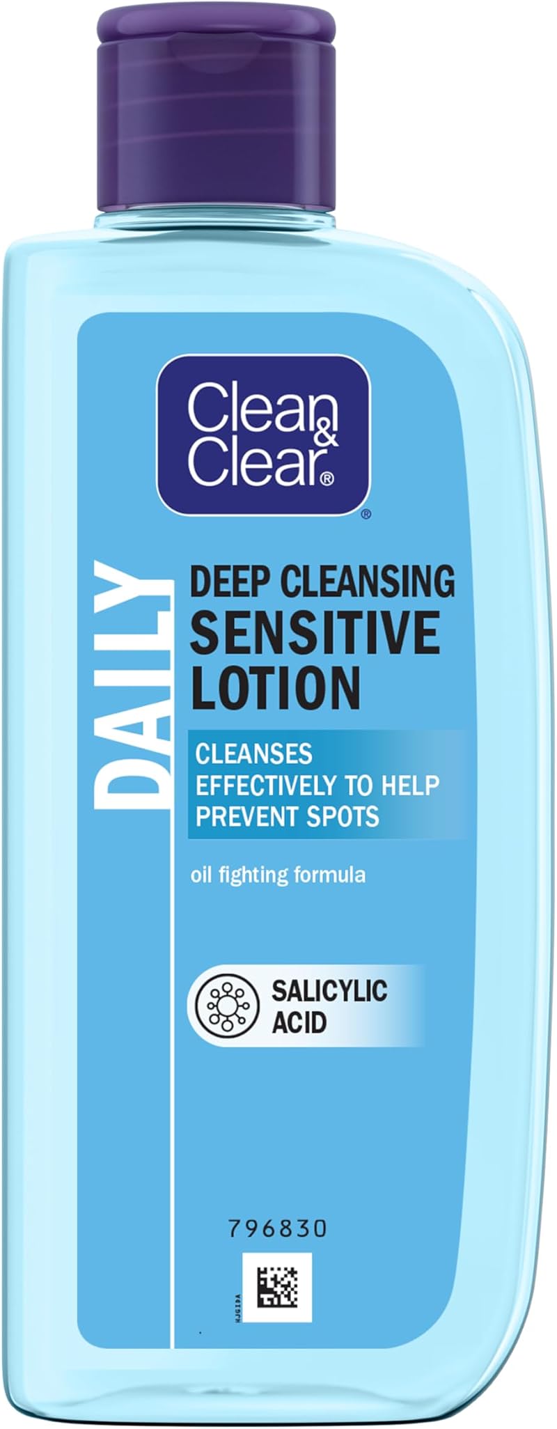 Clean & Clear Deep Cleansing Lotion Sensitive Skin 200ml Salicylic Acid Spot