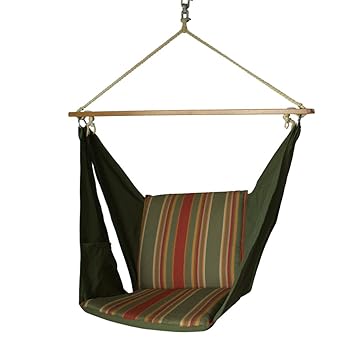 Slack Jack Butterfly Fabric Swing (Green, Brown, Yellow and Red)