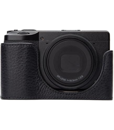 Amazon.com : Handmade Genuine Real Leather Half Camera Case Bag