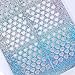 24 Sheets New Nail Hollow Irregular Grid Stencil Reusable Manicure Stickers