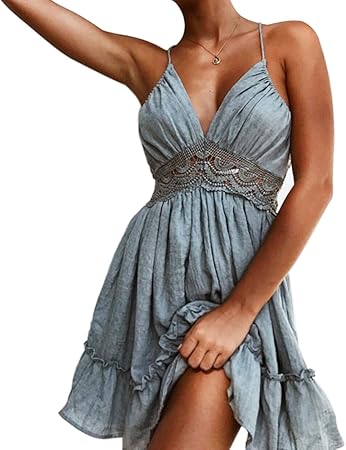 blue lace dress amazon