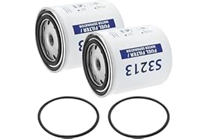 LCAPT 2PCS S3213 Fuel Water Separator Filter Element Replacement for Mercury Outboard Motor, Replaces# 35-60494-1, 18-7932-1,