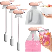 The Magic Tap Automatischer Getränkespender – 3er-Pack Pfirsich, Für Milch, Saft & Getränke Im Kühlschrank