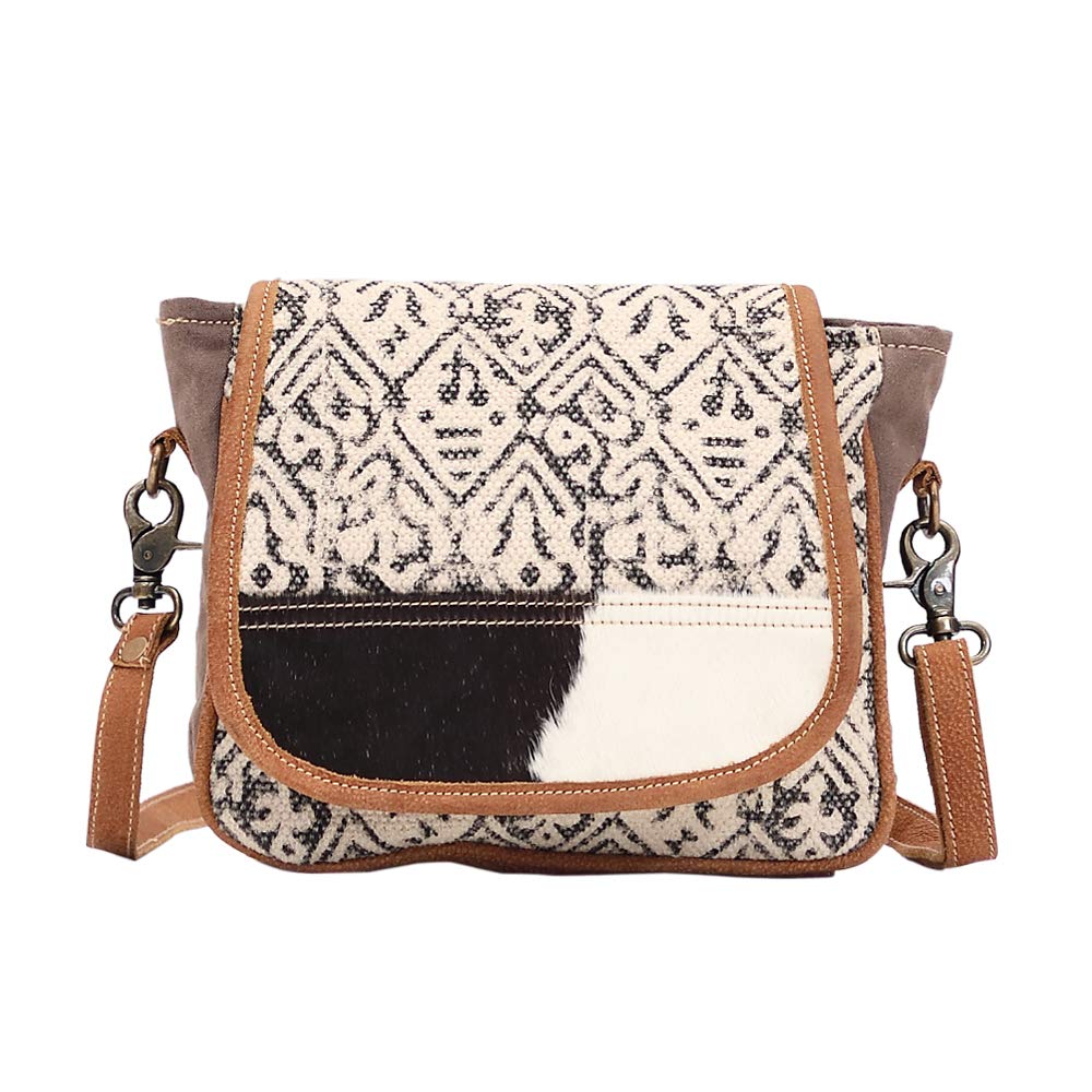 Myra Bag Cowhide And Canvas IUCN Water