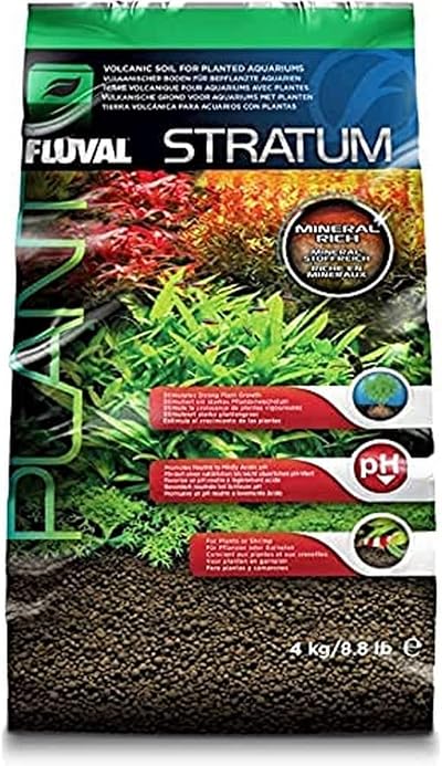 Fluval Plant & Shrimp Stratum Aquarium Substrate Brown 4 kg