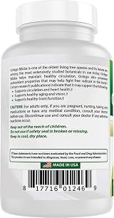 Best Naturals Ginkgo Biloba Extract 120 mg 120 Capsules 120 Count view 7
