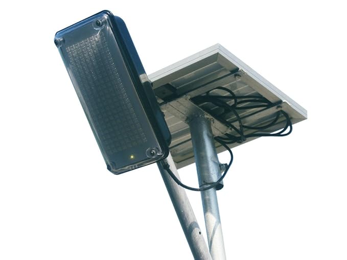 Infinite Solar 12W Solar LED Street Light with inbuilt battery and 20W Solar Panel (All included)