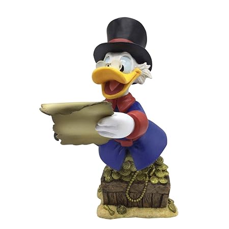 ENESCO 4055862 Duck Tales Scrooge Bust Figur Kunstharz bunt 21 x 15,9 x 20 cm