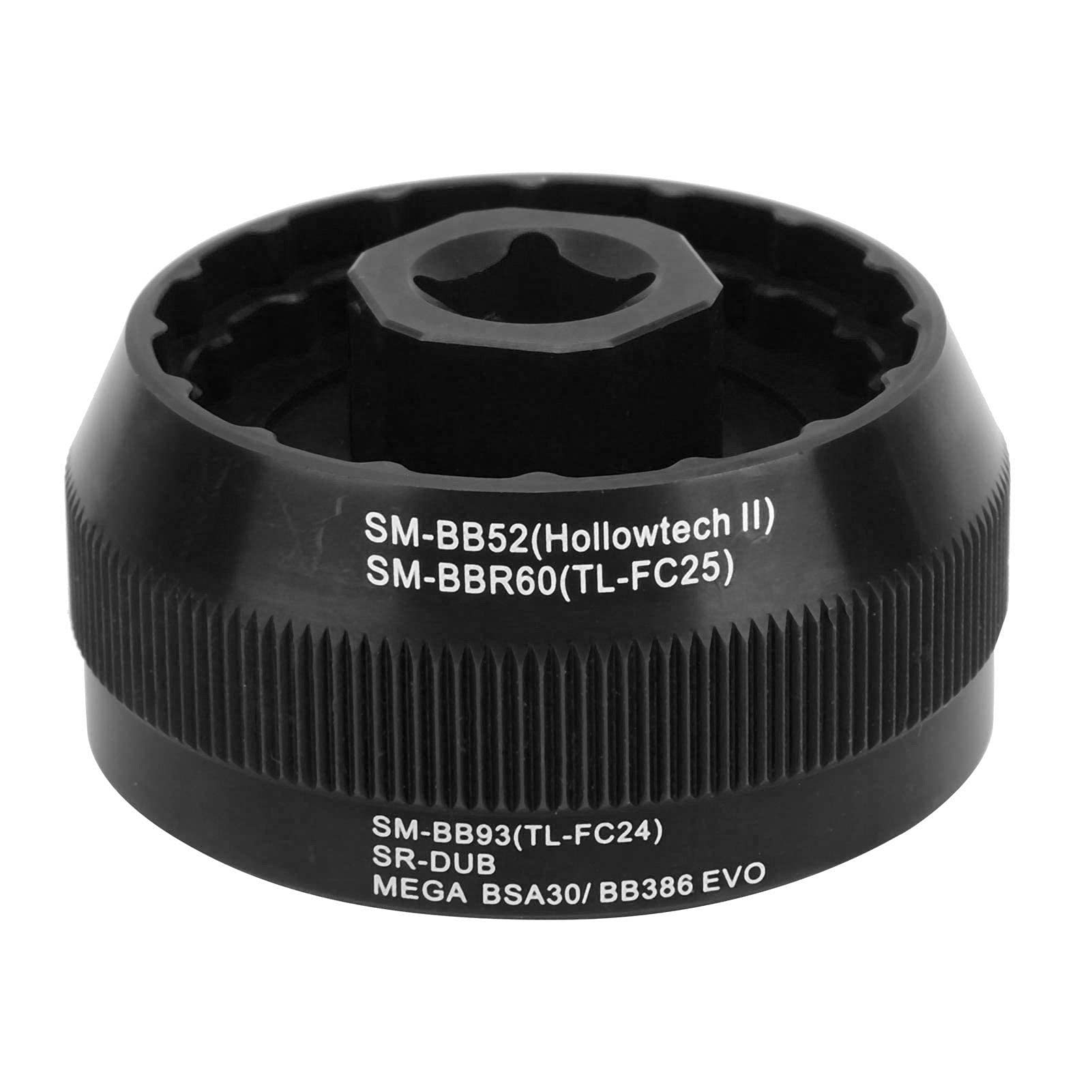 Bottom Bracket Cup, 5 in 1 Multifunction Aluminium Alloy for BB9000 BBR60 BSA30 FSA386 Bikes (black)