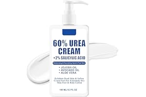 Urea Cream - Hand & Foot Cream for Dry Skin, Enriched with Soothing and Revitalizing Ingredients, Softens, Moisturizes and Sm