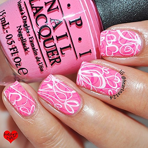 PUEEN Nail Art Stamp Collection Set 24B-L STAMPING BUFFET - LEISURE - NEW Set of 24 All You Can Stamp Full Size Stamping Image Plates Manicure DIY (Infinite Images With Your Creativity) Now with BONUS Storage Case-BH000415