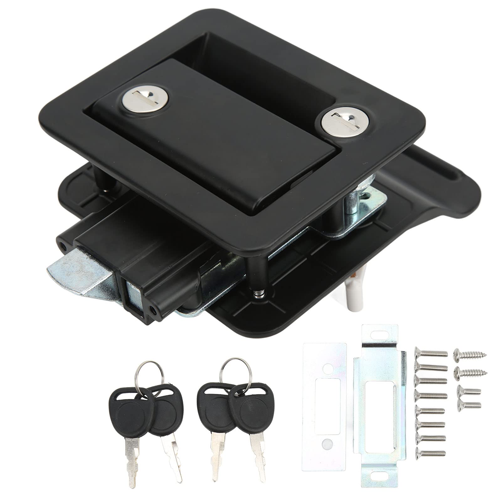 Tbest RV Entrance Door Lock with Built-in Deadbolt Durable Aluminum Alloy for Camper, Motorhome, and Travel Trailer Sturdy Construction