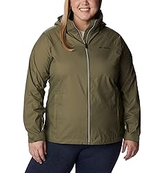 Columbia Womens Switchback IV Rain Jacket, Stone