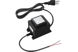 Karyoosi Outdoor Low Voltage Transformer 110/120V AC to AC 24V 2.5A 60W, Low Voltage Landscape Transformer, Power Supply Waterproof for LED Landscape Lighting, Fountain Lighting, Pool Light