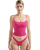 SUUKSESS Women Sexy Square Neck Tank Top Summer Y2K