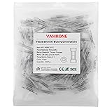 Heat Shrink Butt Wire Connectors, 100Pcs 26-24 AWG