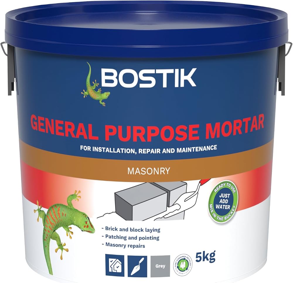 Bostik Cementone General Purpose Mortar 5kg Ready Mixed Mortar