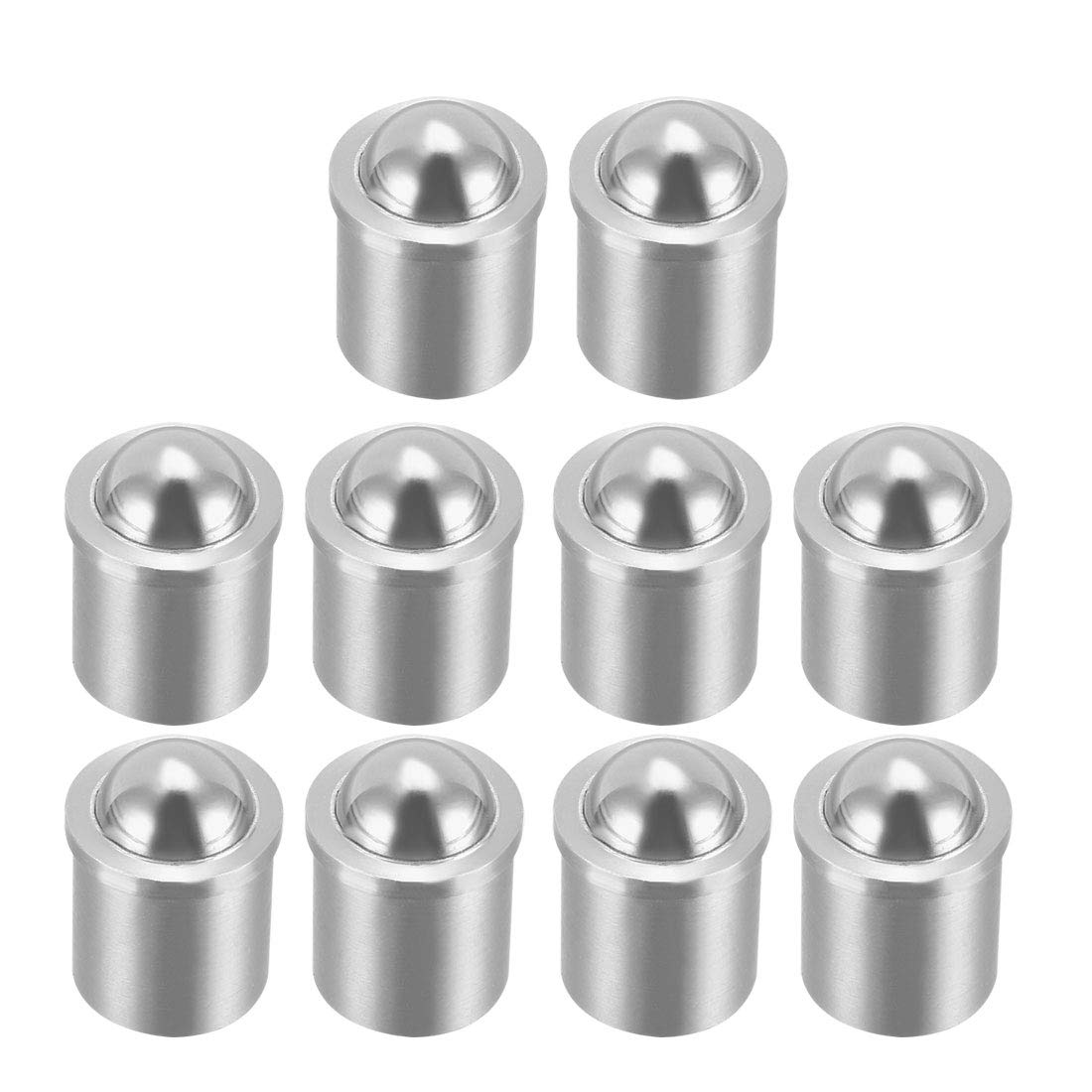 sourcing map Door Cabinet Closet Drawer 8mm Dia Stainless Steel Ball Catch Latch Catcher 10Pcs