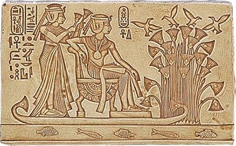 Amazon ツタンカーメンと妻onボートrelief E 045s インテリア オンライン通販