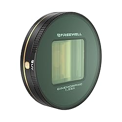 Freewell 1.55x Gold Anamorphic Lens Compatible with