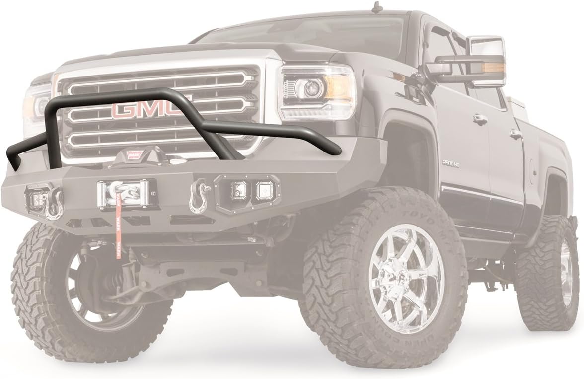 Amazon Com Warn Ascent Front Baja Tube Guard Toyota Tacoma 16 18 Gmc Sierra Hd 2500 3500 16 18 Automotive