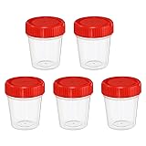 PATIKIL 50mL Sample Cups, 5 Pack Sample Containers