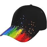 Rainbow LGBT Gay Pride Baseball Cap Workout Hats for Men & Women Dad Hat Snapback Hat