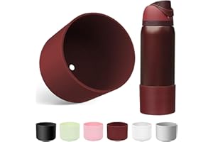 Silicone Water Bottle Boot for Owala 24oz, Anti-Slip Protective Sleeve Watter for FreeSip, Twist, and Flip Stainless Steel Bo