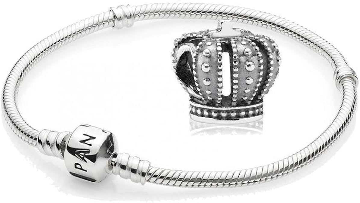 Pandora set regalo originale 1 bracciale in argento 590702HV e 1 charm