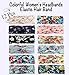 LOLIAS 12 Pack Women Headband Boho Floal Style Criss Twisted Turban Head Wrap Cute Hair Band