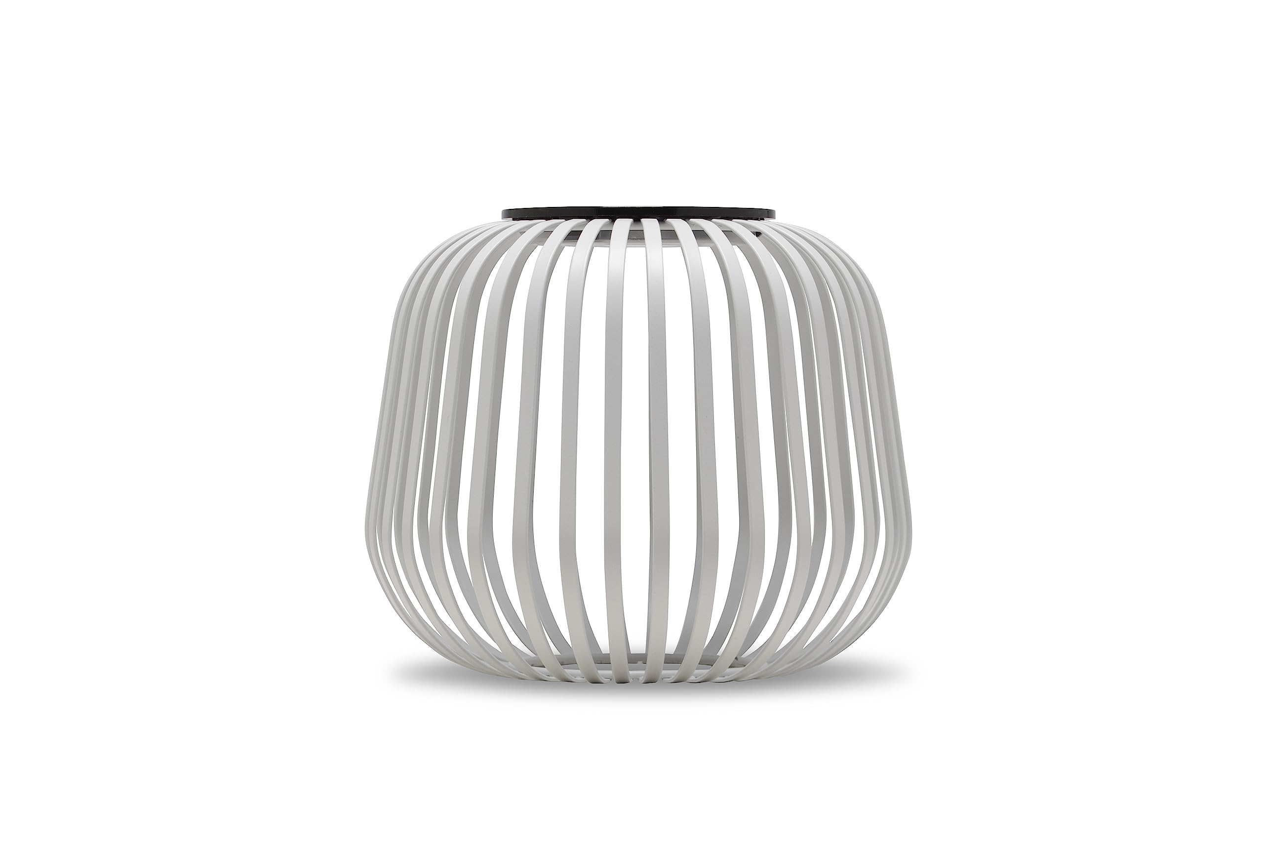 LUUK LIFESTYLE Solar-Powered Outdoor LED Light for Balcony, Simple Mood Lighting for Indoors and Outdoors, dimmable Touch Switch, Fast Charging via Solar Panel for 72 hrs runtime, White