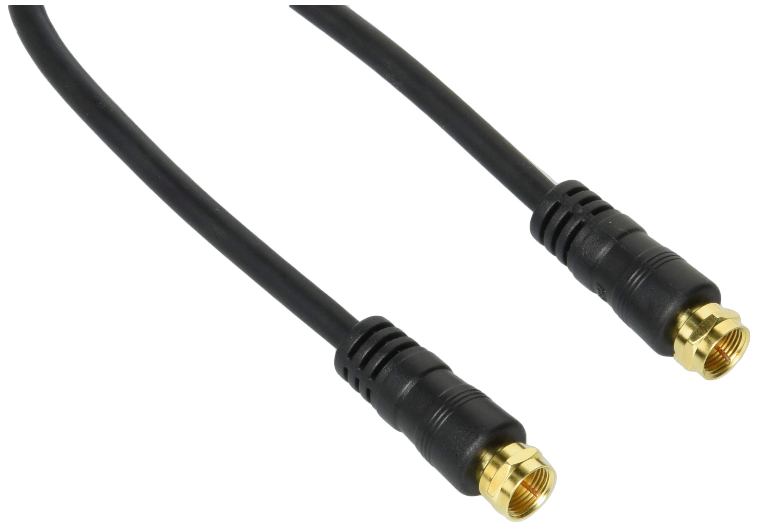 アイネックス アンテナケーブル F型ネジ式 ストレート 0.3m ブラックの商品画像