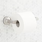 Signature Hardware 466406 Lentz Wall Mounted Pivoting Toilet Paper Holder - Brushed Nickel