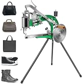 Leather Sewing Machine, Cobbler Sewing Machine, Manual Shoe Sewing Machine | Dual Cotton Nylon Line for Sewing Upsolery, Bags, Tents, Clothes, Belt and Coats