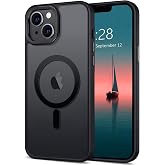 AVESEXTOL Magnetic for iPhone 13 Case [Compatible with Magsafe] Translucent Matte Phone Case iPhone 13 Slim Thin Shockproof Bumper Hard Protective Cover 6.1