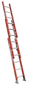 Werner Ladder D6216-3 16' D-Rung Extension Ladder, 300 lbs