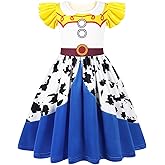 Eledobby Cowgirl Costume Girls Toddler Princess Dress Up Halloween Cosplay Outfits Christmas Birthday Gift