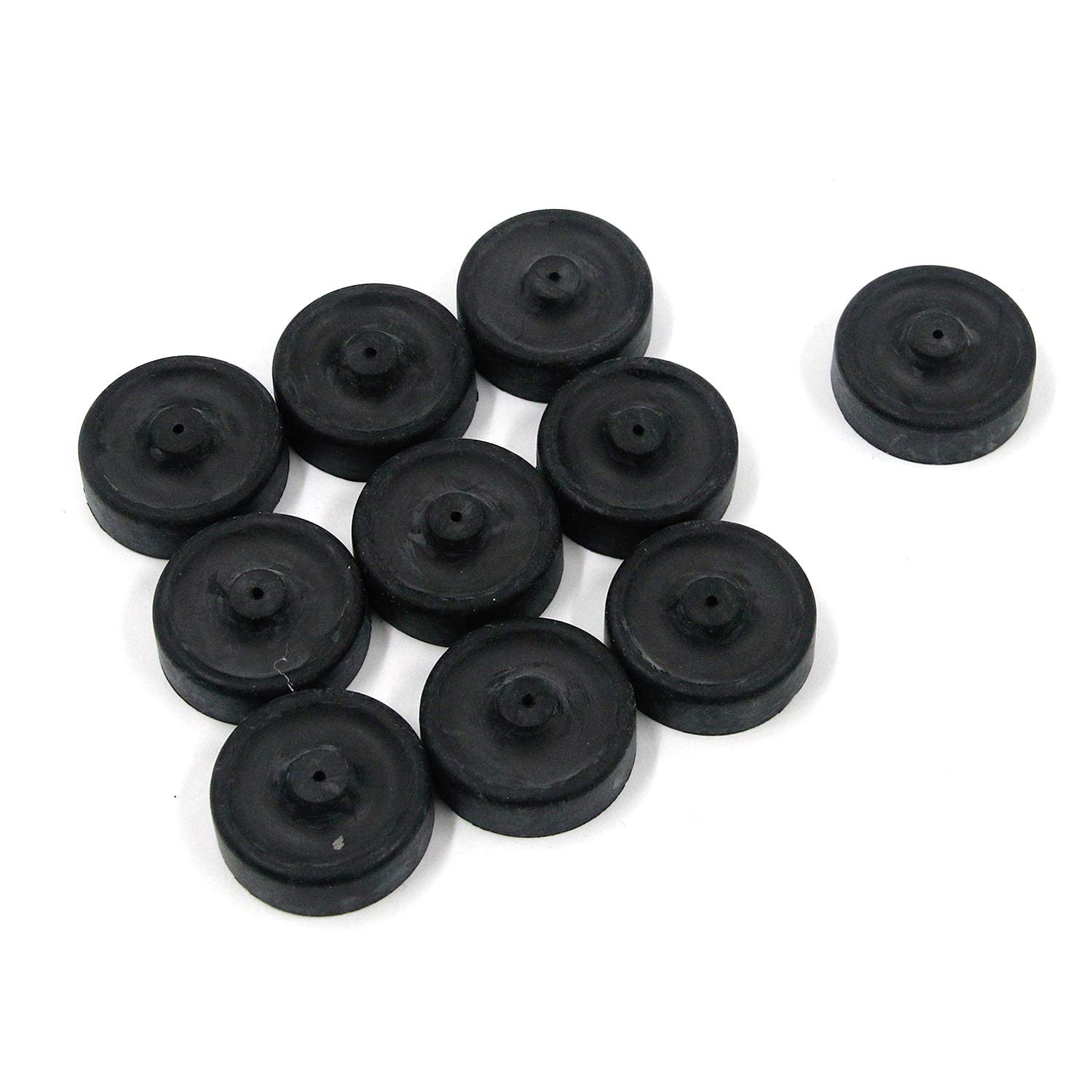 zalati Diaphragm 10pcs Silicone Cup Parts Replacements for Fish Pond Air Pump Accessories Aquarium