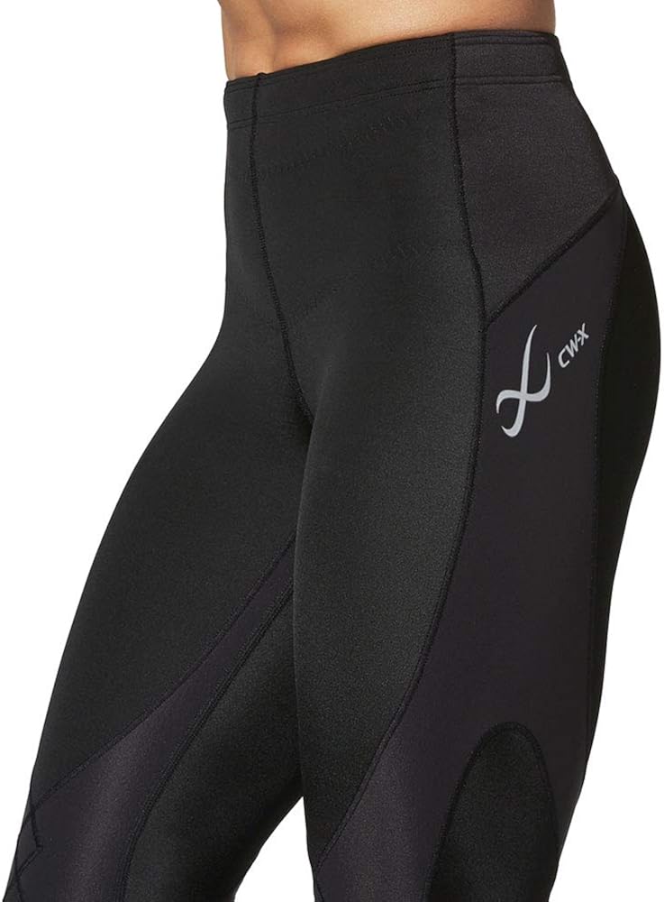 CW-X Women's Mid Rise Full Length Stabilyx Compression Legging Tights : Clothing