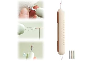 OFY ONLY FOR YOU 2 in 1 Needle Threader Seam Ripper,2024 New Needle Threading and Seam Kit Seam Ripper Tool,Needle Threading and Seam Kit,Stitching Thread Remover for Elderly and Sewing Enthusiasts(Pink)