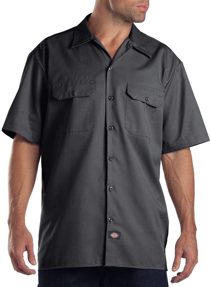 Dickies Men's Short Sleeve Work Shirt: Clothing