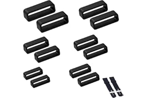 YFANITI Watch Band Keepers,Silicone Watch Strap Holder Loops,Watch Strap Keeper for Smart Sport Watches Parts