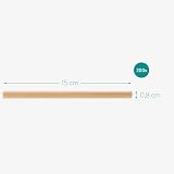 Navaris Cardboard Bee Nesting Tubes Pack of 200 15 cm 8 mm Diameter view 3